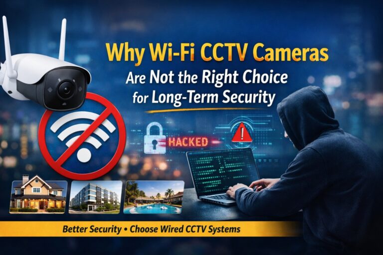 Why not to use wi-fi CCTV camera